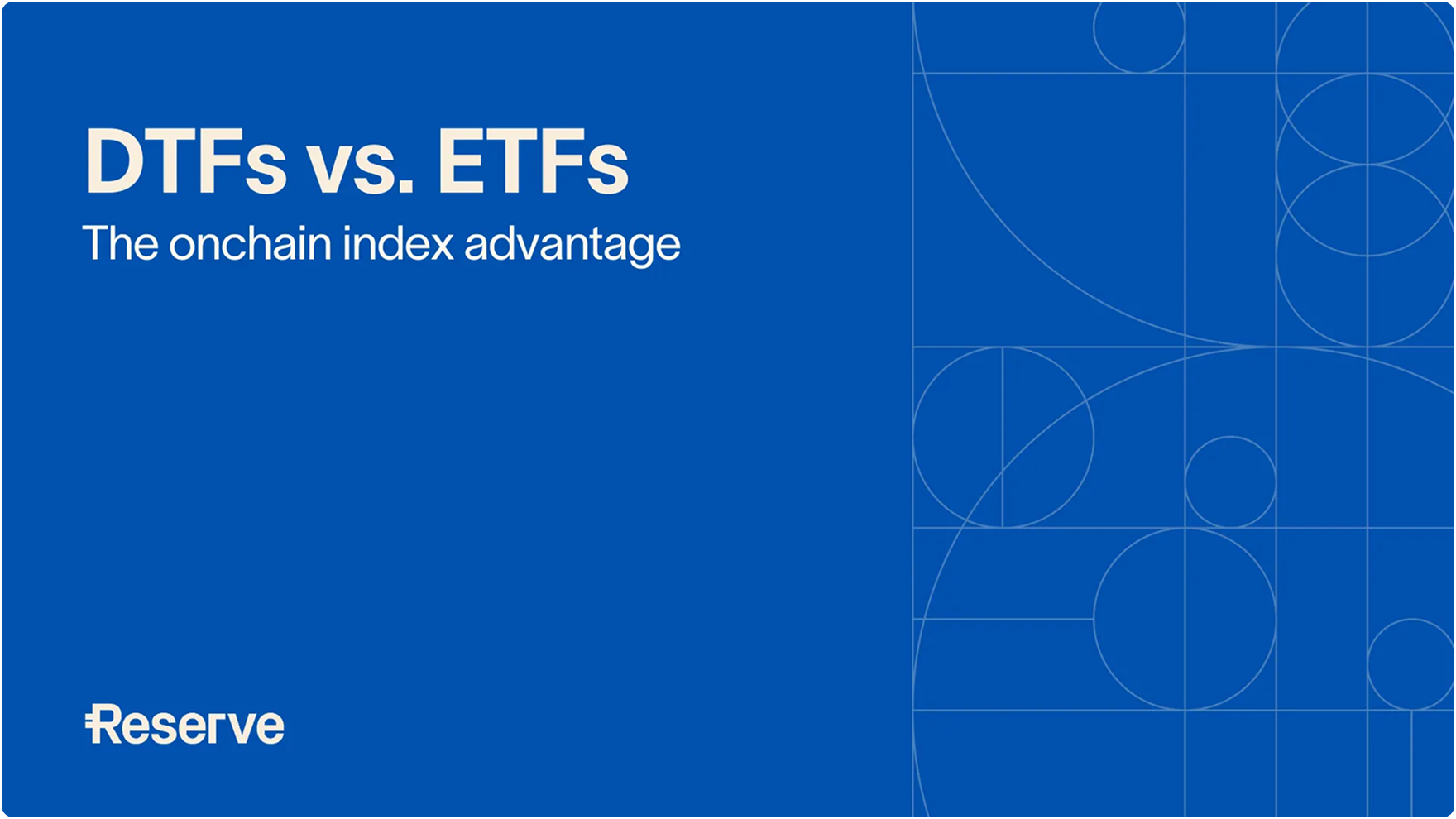 DTFs vs. ETFs: The onchain index advantage